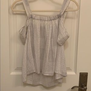 Lou and grey shirt